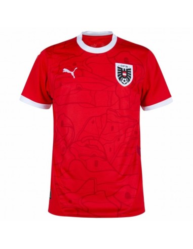 Maillot Autriche Domicile Euro 2024 rembourrage situé sous