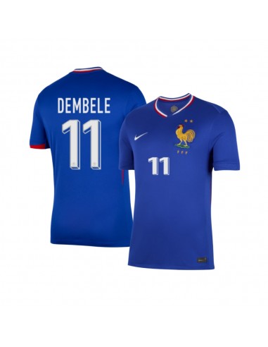 Maillot France Domicile Euro 2024 Dembele de pas cher