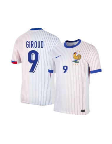 Maillot France Extérieur Euro 2024 Giroud Par le système avancé 