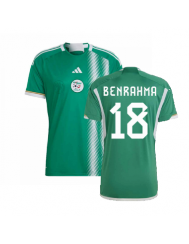 Maillot Algerie Extérieur 2022 2023 Benrahma Paris Déstockage Promo