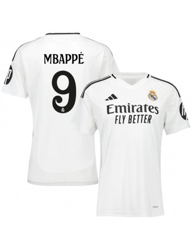 Maillot Femme Real Madrid Domicile 2024 2025 Mbappe de technologie