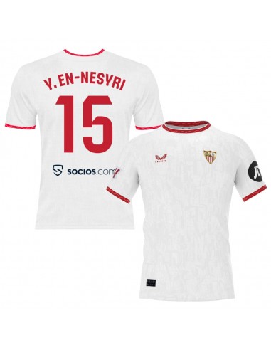 Maillot FC Seville Domicile 2024 2025 En Nesyri pour bénéficier 