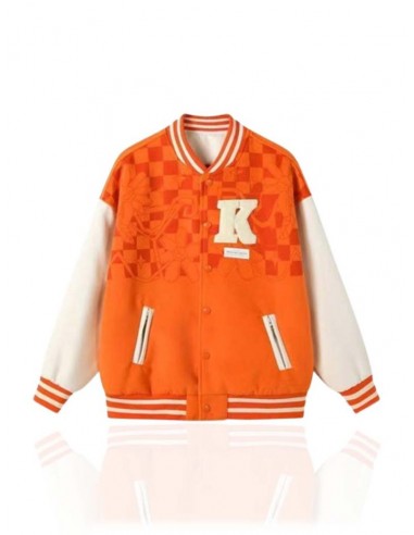 VARSITY JACKET ORANGE Par le système avancé 