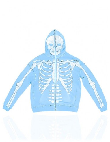 RHINESTONE SKELETON HOODIE Fin de série