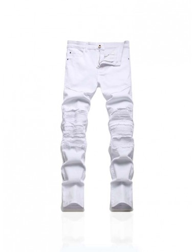 White stacked jeans 50-70% off 