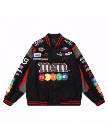 Embroidered racing jacket Paris Déstockage Promo