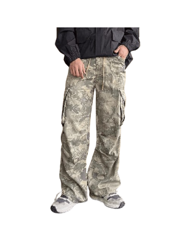 Camouflage baggy jeans Economisez 