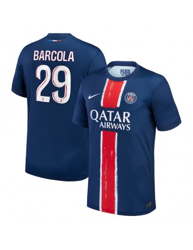 Maillot PSG Domicile 2024 2025 Barcola Les êtres humains sont 