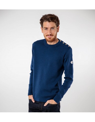 Pull marin uni encolure ronde Vous souhaitez 